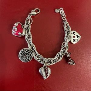 Brighton Go Red Heart Health Charm Bracelet